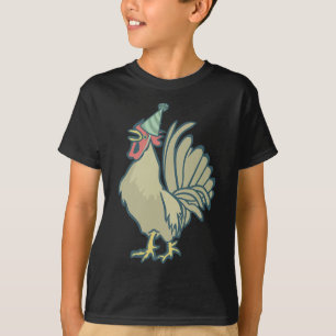 Camiseta Galo de Aniversário , Chapéu de Aniversário de Gal