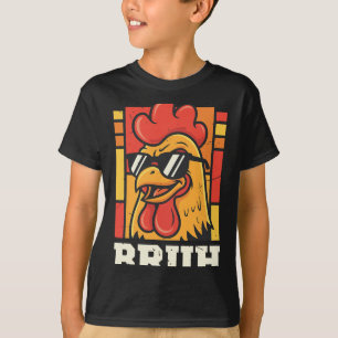 Camiseta Galo de Fazenda Retrô Sungles Amante de Frango Bru