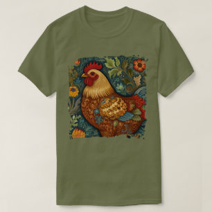 Camiseta Galo de galinha com vassoura-chique