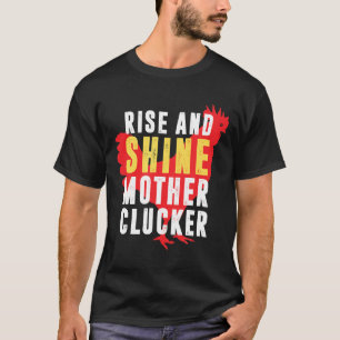 Camiseta Galo De Galinha Subindo E Brilhando Narradores-Mãe
