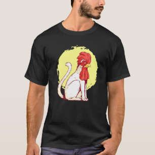 Camiseta Galo De Gatos - Gráficos Modernos Para Gato E Gali