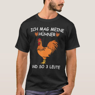 Camiseta Galo de Granja Frase Galinheiro Eu Adoro Meus Fran
