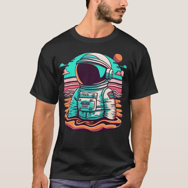 Camiseta Galo e Astronauta (Frente)