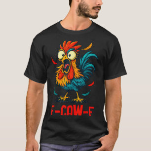 Camiseta Galo F-caw-f Meme Humor Galinha Piada Engraçada Fc