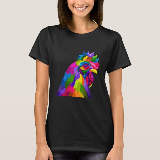 Camiseta Galo Frango Multicolor (Frente)
