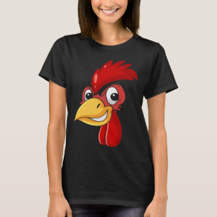 Camiseta Galo Galho Rooster Rosto Luta Contra a Cocaína Pás