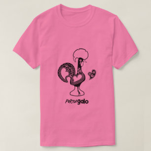 Camiseta Galo Português Silhueta Moderna