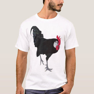 Camiseta Galo preto branco espanhol