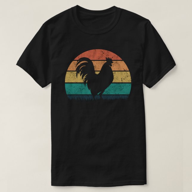 Camiseta Galo Retro (Frente do Design)