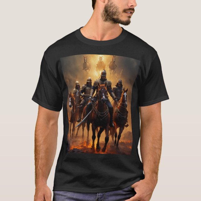 Camiseta "Galopando em direção ao abismo" (Frente)