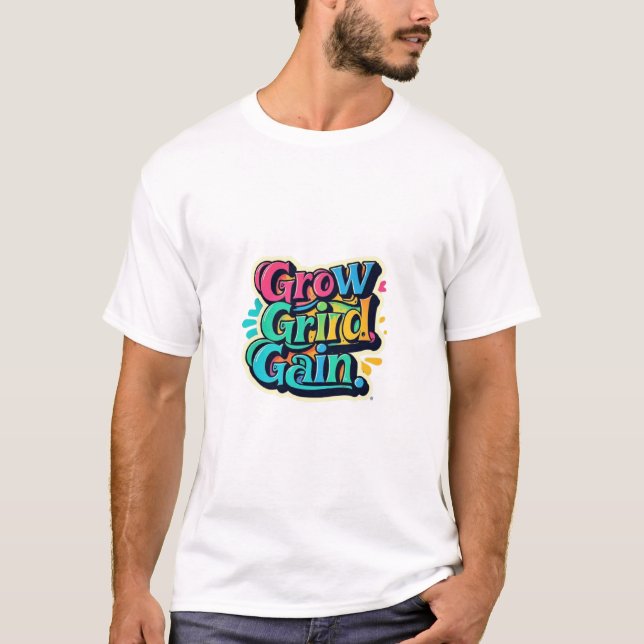 Camiseta Galore de Grãos Dourados (Frente)