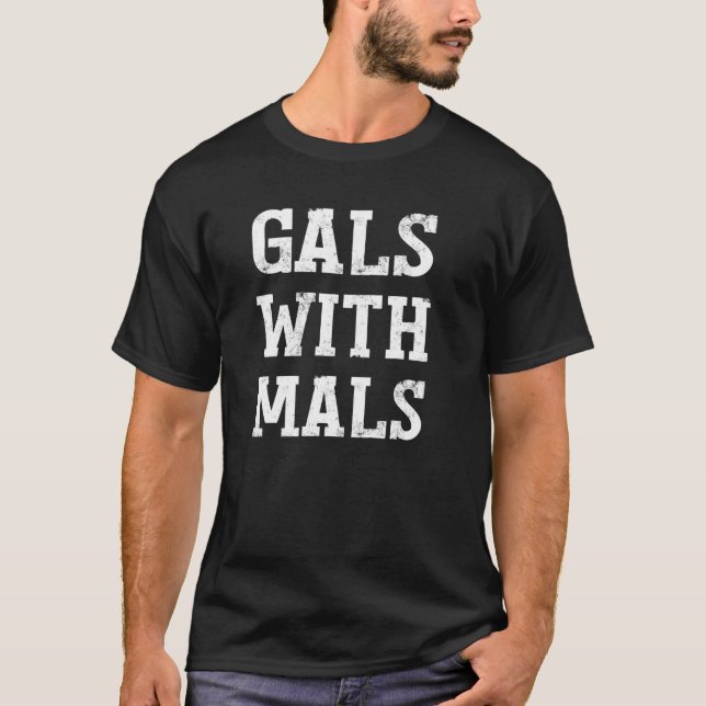 Camiseta Gals with Mals Belga Malinois (Frente)