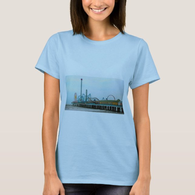 Camiseta Galveston Pleasure Pier T-Shirt (Frente)