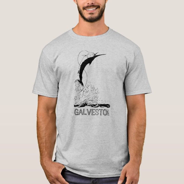 Camiseta Galveston, T-Shirt de Pesca (Frente)