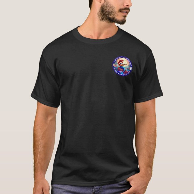 Camiseta Galveston Ukulele Society GUS Men’s Mermaid SS (Frente)