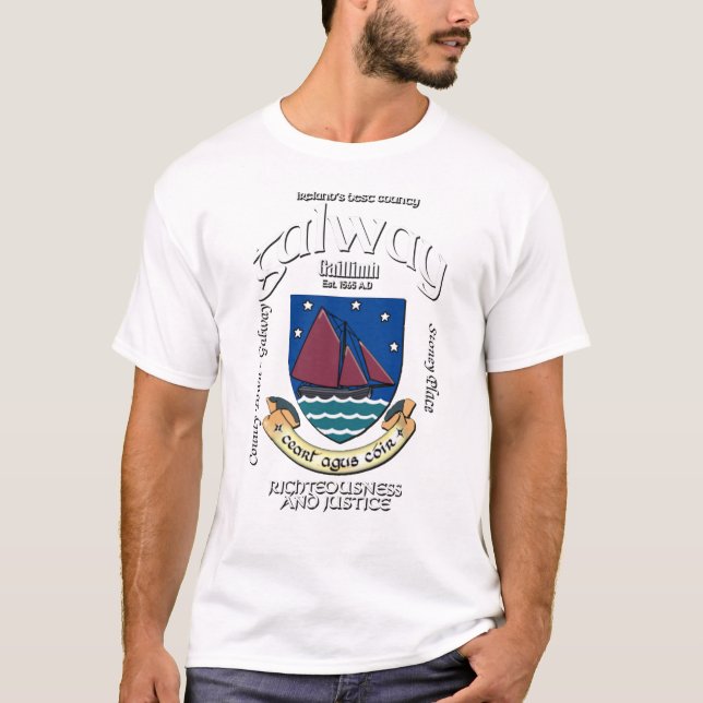 Camiseta Galway Ireland Crest T-Shirt (Frente)