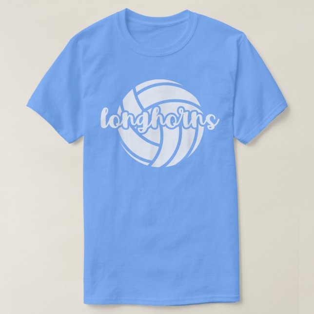 Camiseta Gama de Espírito Escolar da Equipe de Voleibol de  (Frente do Design)