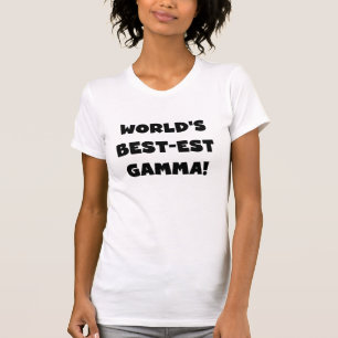 Camiseta Gama do Melhor-est do mundo preto e branco