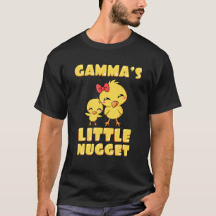 Camiseta Gama é o pequeno galinha-nu e vovó mãe