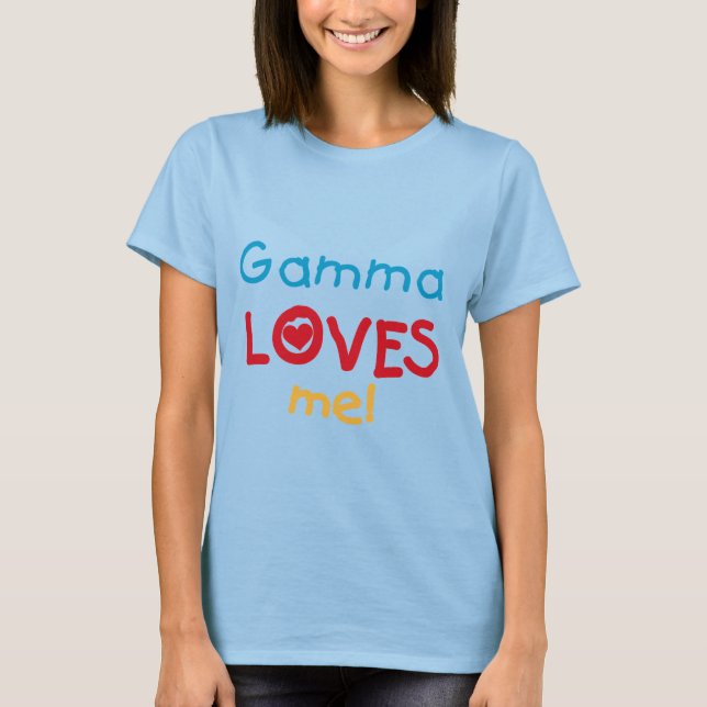 Camiseta Gama me ama T-shirts e presentes (Frente)