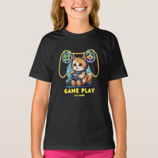 Camiseta Gamador de gatos, jogo