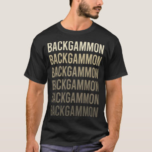 Camiseta Gamão de Texto Marrom