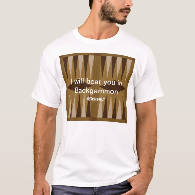 Camiseta Gamão: Nenhum compaixão (Frente)
