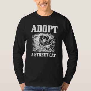 Camiseta Gambá Adote Um Gato Vintage Gambá 2