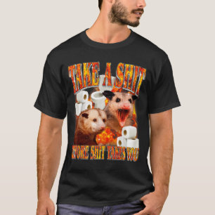 Camiseta Gambá amaldiçoado humor sarcástico inapropriado