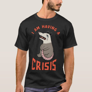 Camiseta gambá com crise