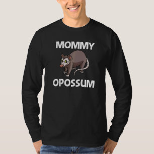 Camiseta Gambá Para Mulheres Mãe Possum Incrível Apoio Anim