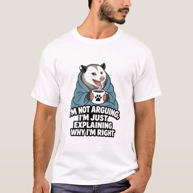 Camiseta Gambá Sem Discussão (Frente)