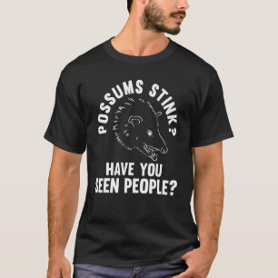 Camiseta gambás cheiram a pessoas de Posum Animal Opposu