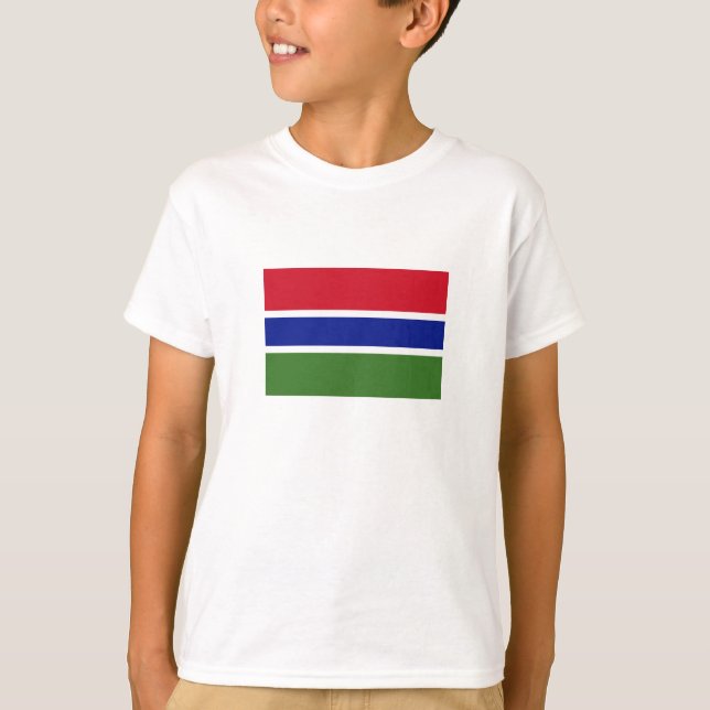 Camiseta Gâmbia Flag (Frente)