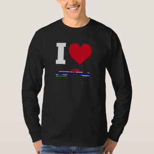 Camiseta Gambia Flaggen para Gâmbia I Love Gambia