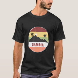Camiseta Gâmbia Montanha E Palmeiras