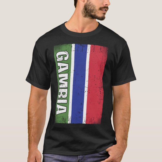 Camiseta Gambian Flag Gambia (Frente)