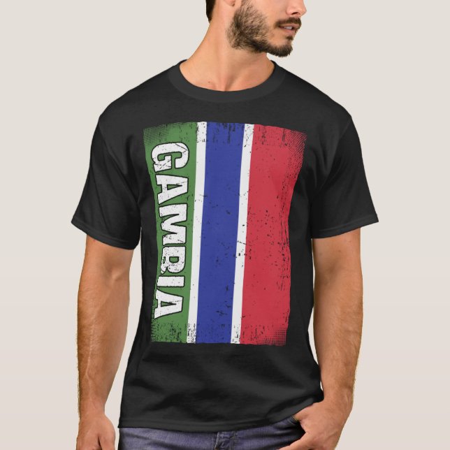 Camiseta Gambian Flag Gambia (Frente)
