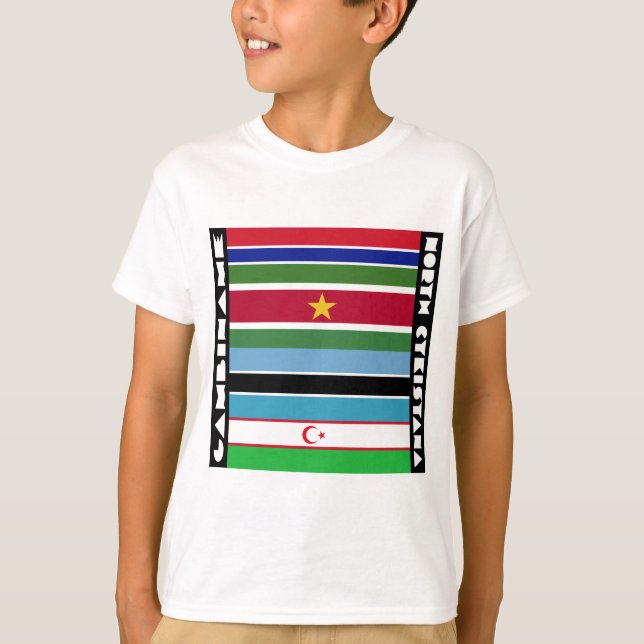 Camiseta Gambiname e Cykistana do Norte (Frente)