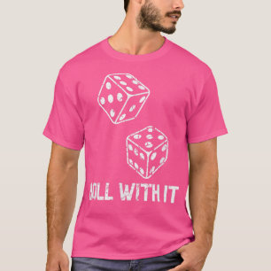 Camiseta Gambler do partido Vintage Casino Dice Roll com Ga