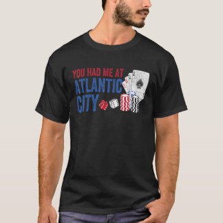 Camiseta Gambling Casino Slots Atlantic City Jackpot Gamble