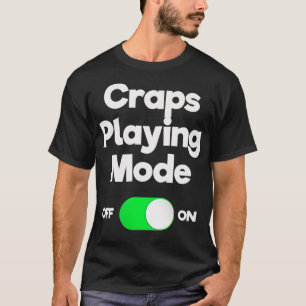 Camiseta Gambling Mode Engraçado Jogo do Casino Engraçado