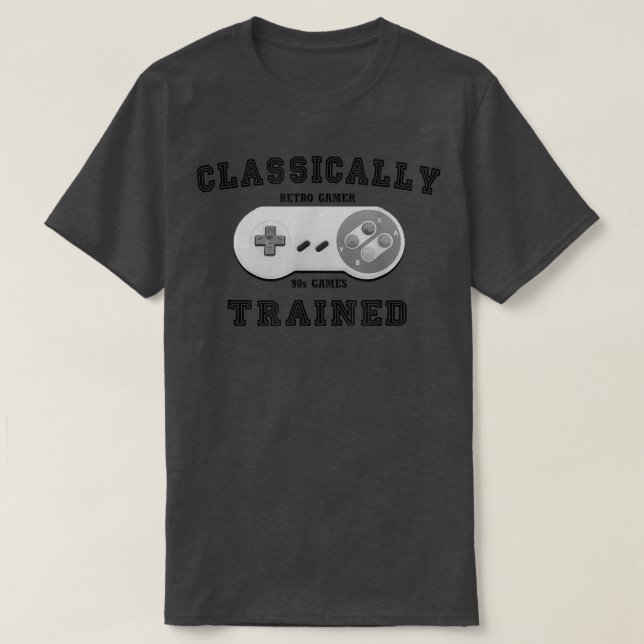 Camiseta Game Controller Classical Trered Retro Gamer 9 (Frente do Design)