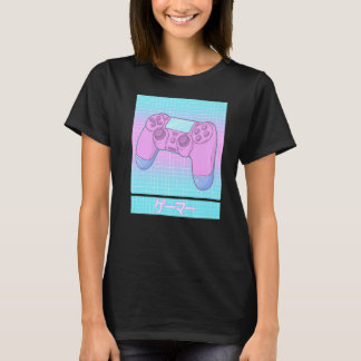 Camiseta Game Controller Japonês Otaku Aestic Vaporwave