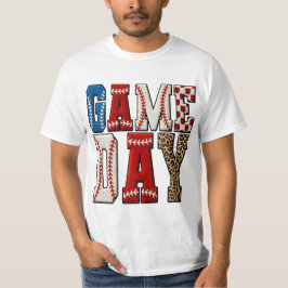 Camiseta Game Day Football T-Shirt – Fun Sports Party Shirt