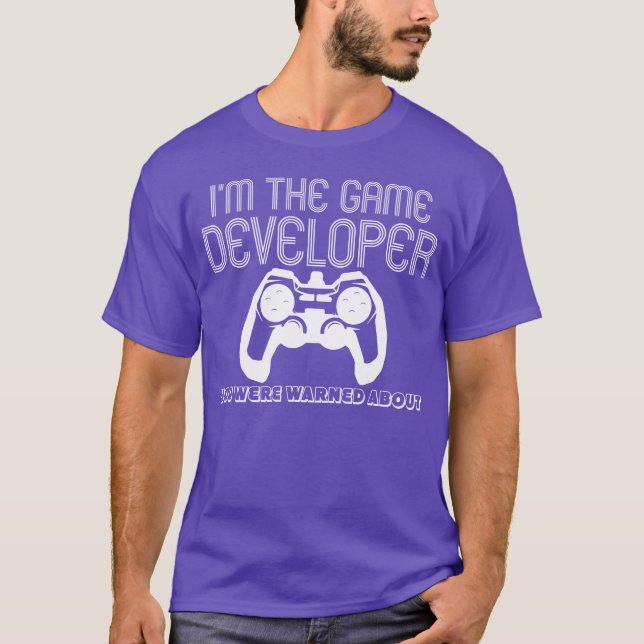 Camiseta Game Developer Joke Coding Gameester Programmer fr (Frente)