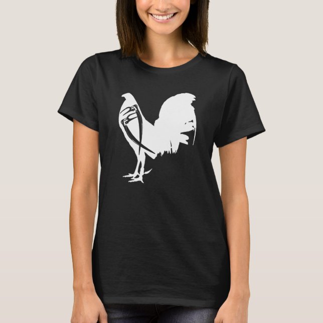 Camiseta Game Fowl Gallegos Rooster Chicken White soy galle (Frente)