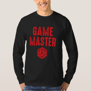Camiseta Game Master Tabletop Rpg D20 Boardgame Gamer