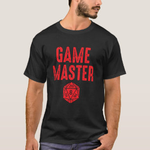 Camiseta Game Master Tabletop Rpg D20 Boardgame Gamer