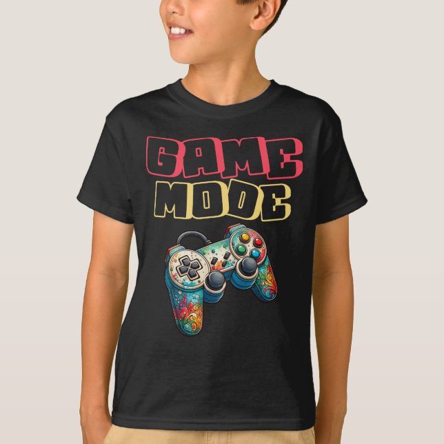 Camiseta Game Mode Kids Boy  (Frente)